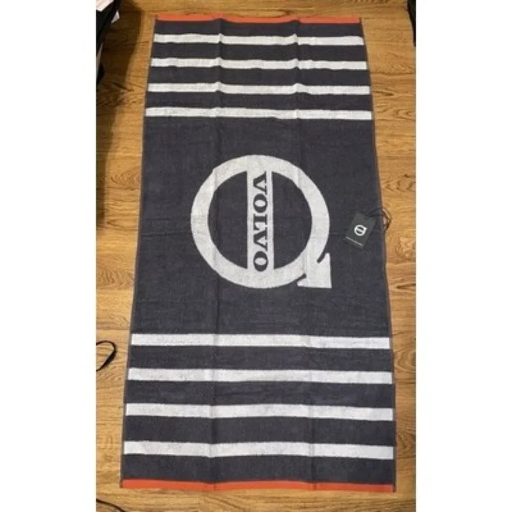 NWT Volvo Iron Mark Beach Towel 70x140cm - Picture 1 of 3